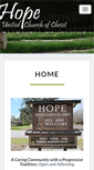Mobile Screenshot of hopechurchdc.org
